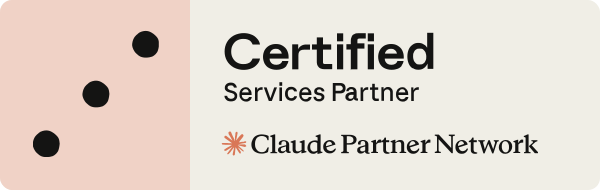Certified Services Partner, Claude Partner Network badge